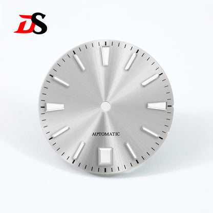 GS 28.5mm Sunburst Dial 6 O'clock Blue Lume NH35 Movement No Lume