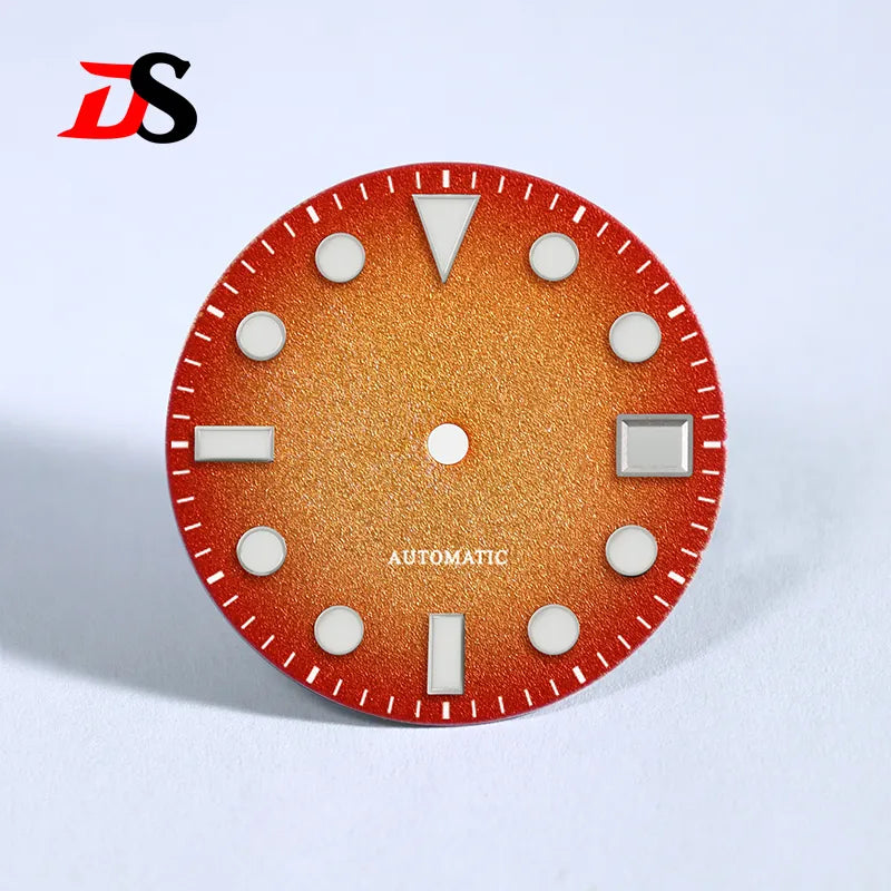 28.5mm Dial Gradient Matte Dial BGW9 C3 Lume for NH35 NH38 Movement
