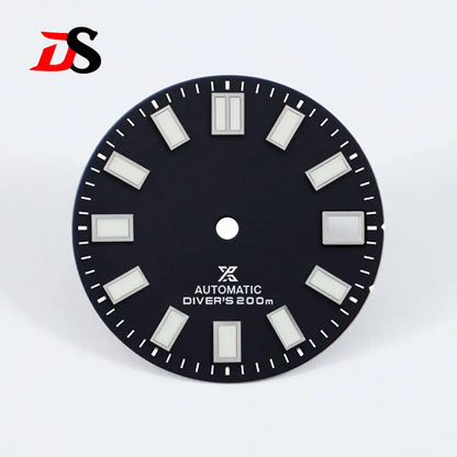 28.5mm Sunburst X Dial Blue Lume for NH35 Movement Watch Accessories