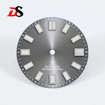 28.5mm Sunburst X Dial Blue Lume for NH35 Movement Watch Accessories
