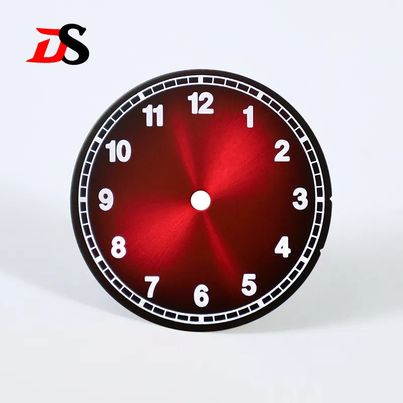 28.5mm Number Dial Gradient Blue Lume for NH35 NH38 Movement No Date