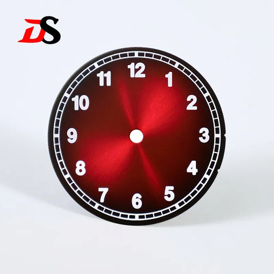28.5mm Number Dial Gradient Blue Lume for NH35 NH38 Movement No Date