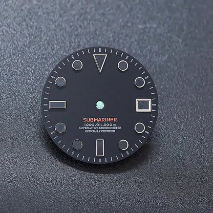 SUB Dial Black Lume 28.5mm No Date