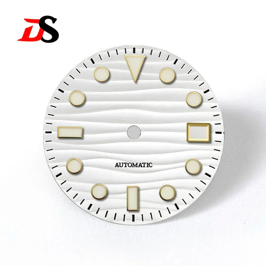 28.5mm Sea Wave Dial YM Sub BGW9 C3 Lume Date NH35 NH34 Movement