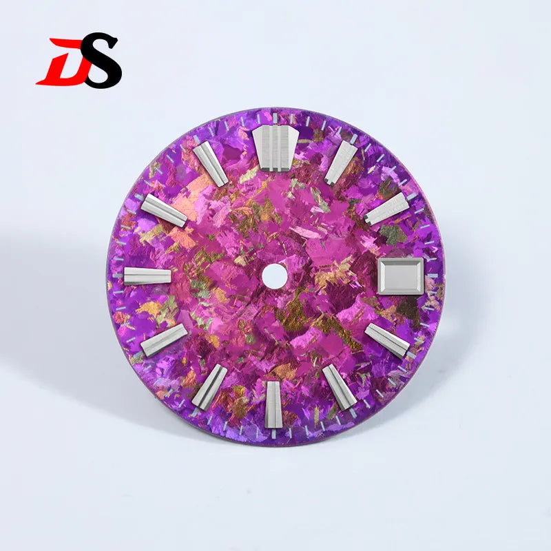Gradien Dial 28.5mm Ice Crystal Titanium Dial NO Lume NH35 Movement