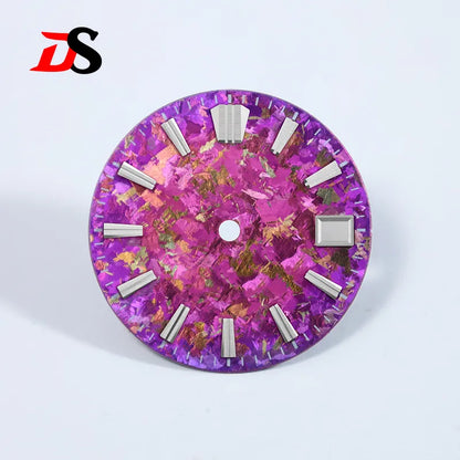 Gradien Dial 28.5mm Ice Crystal Titanium Dial NO Lume NH35 Movement