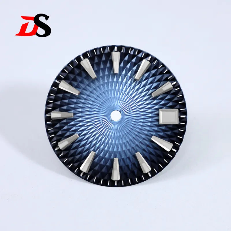28.5mm Dial Pineapple Face Dial Diamond Pattern BGW9 C3 Lume for NH35NH36 Movement