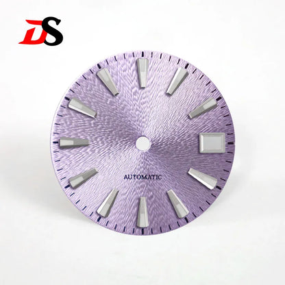 Invisible Textured Sunburst Dial GS Blue Green Lume NH35 28.5mm