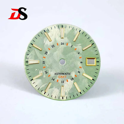 DS Sakura Orange GMT Dial Blue Luminous NH34GMT 28.5mm