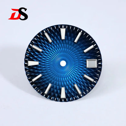 28.5mm Dial Pineapple Face Dial Diamond Pattern BGW9 Lume for NH35NH36 Movement