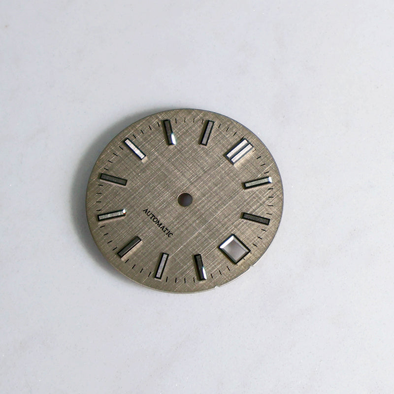 28.5mm Dial Cloth Sand No Lume for NH35 Movement