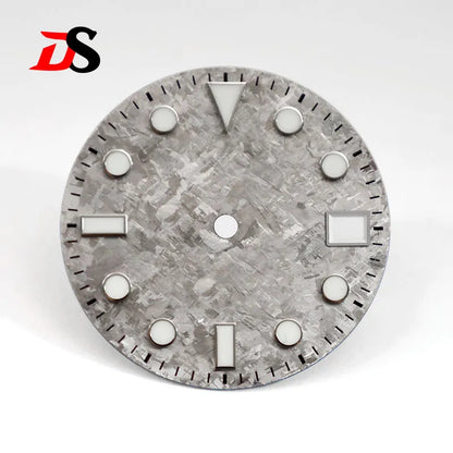 SUB 28.5mm Dial Crystal Titanium Rich Color Chaotic Texture BGW9 C3 Lume NH35 Movement