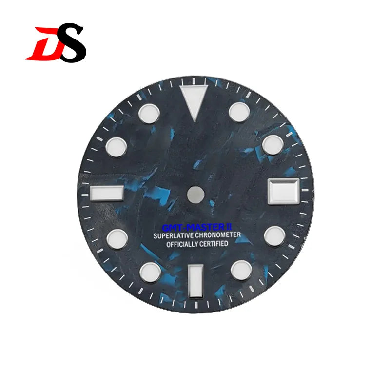 Carbon Fiber Dial 28.5mm GMT-MASTER II NH34 Movement