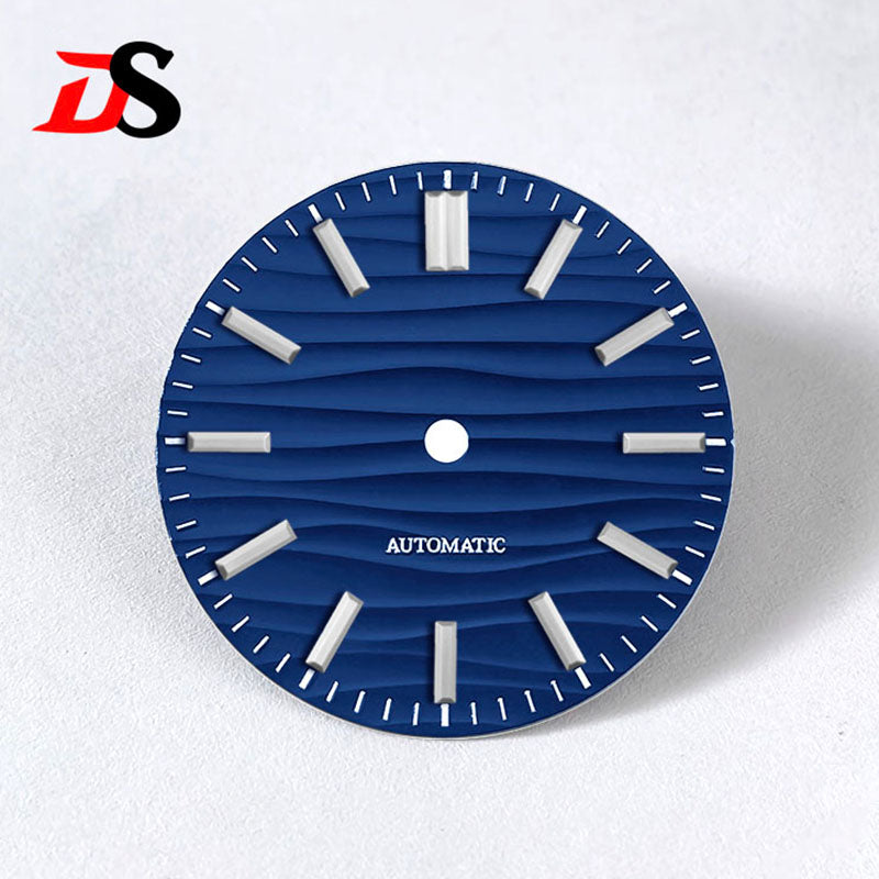 Sea Wave Dial No Date No Lume/blue lume NH35 Dial