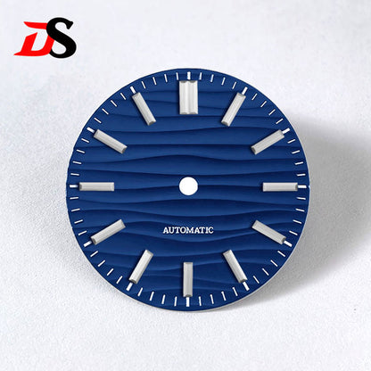 Sea Wave Dial No Date No Lume/blue lume NH35 Dial