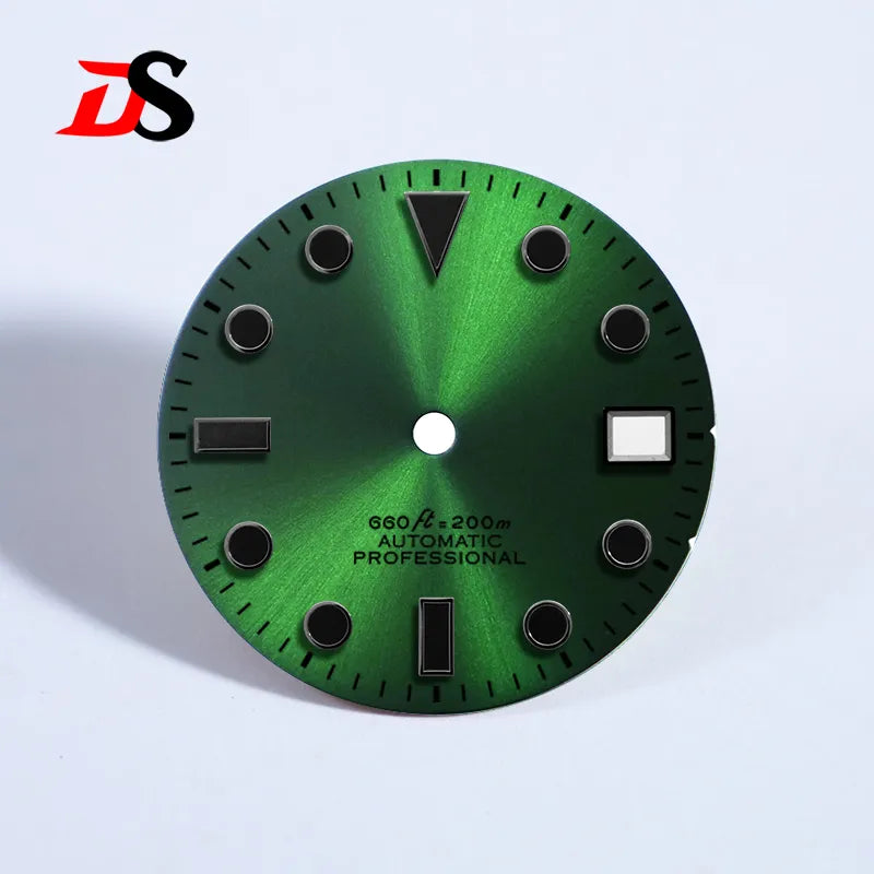 Matte 28.5mm Dial YM SUB Black Lume NH35 Movement Date