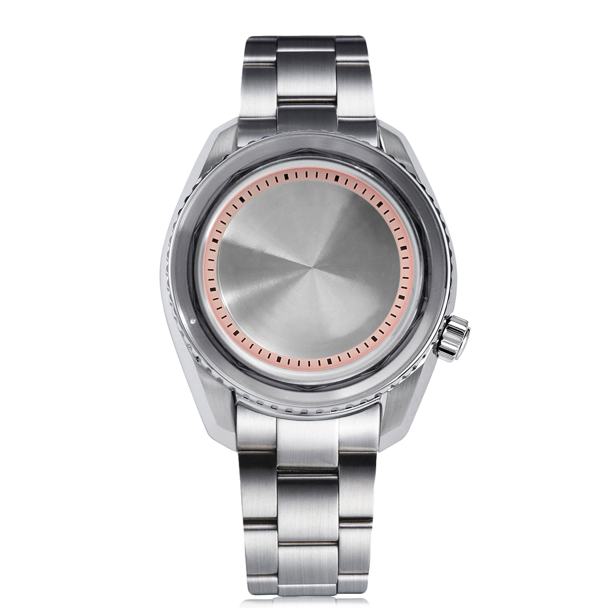 SPB185 42mm Case No Bezel Two-way Rotation NH34 NH35 Three-bead Strap