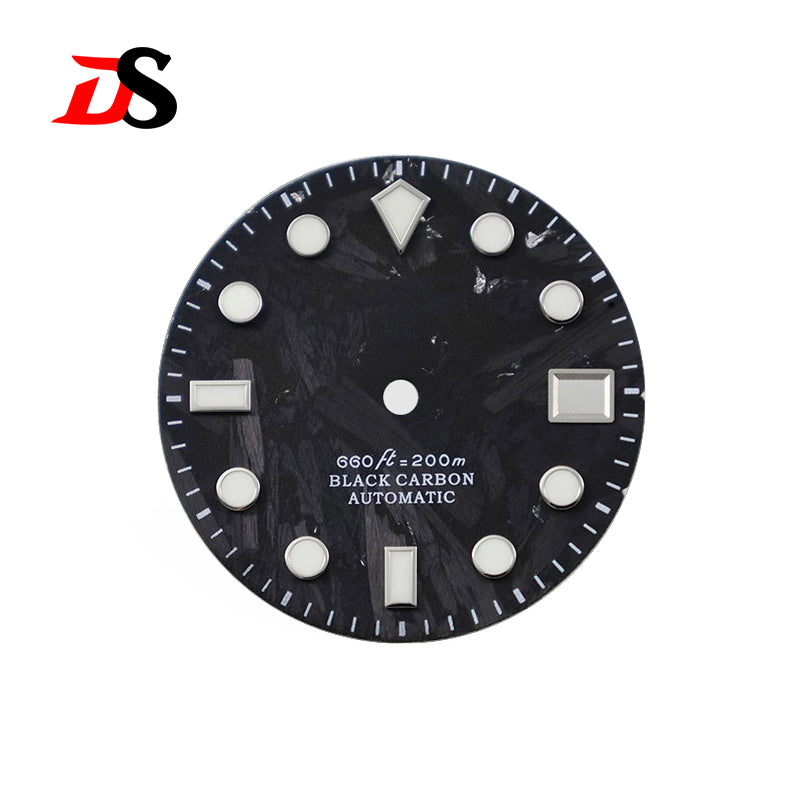 Carbon Fiber Dial Diamond Index 28.5mm NH35 Dial