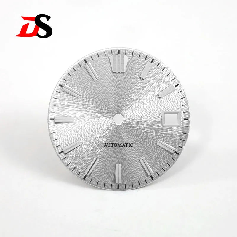 Red Sunburst GS No Lume Invisible Textured Dial NH35 28.5mm