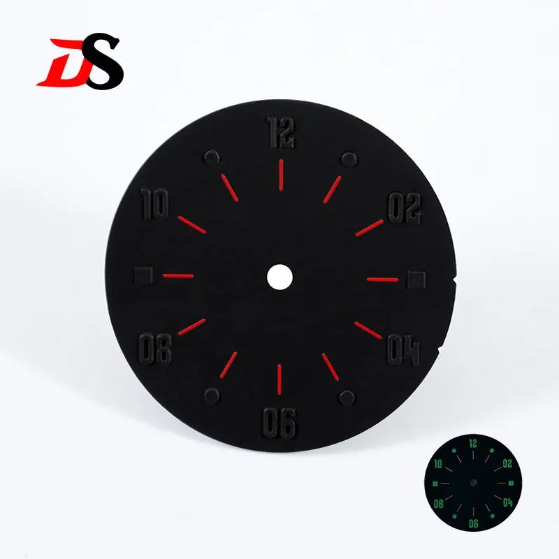 28.5mm Matte Dial Cockpit Instruments Pilot-inspired BGW9 NH38 NH35 ETA2824 SW200 Miyota 9015 Movement Black Lume