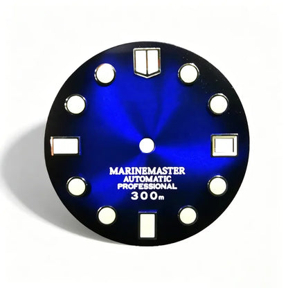 Marinemaster Dial 28.5mm BGW9 C3 Lume NH35NH36 Movement No Tick Mark