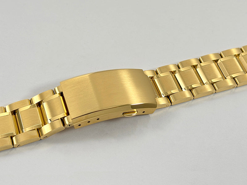 38mm gold Case Bracelet Set Stainless Steel 62GS Sapphire Glass AR Coating High-quality for NH34NH35NH38 Movement