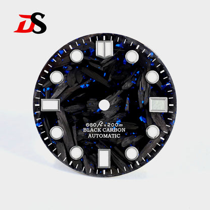 Marinemaster MM Index Carbon Fiber Dial BGW9 C3 Lume Fit NH35 Movement 28.5mm
