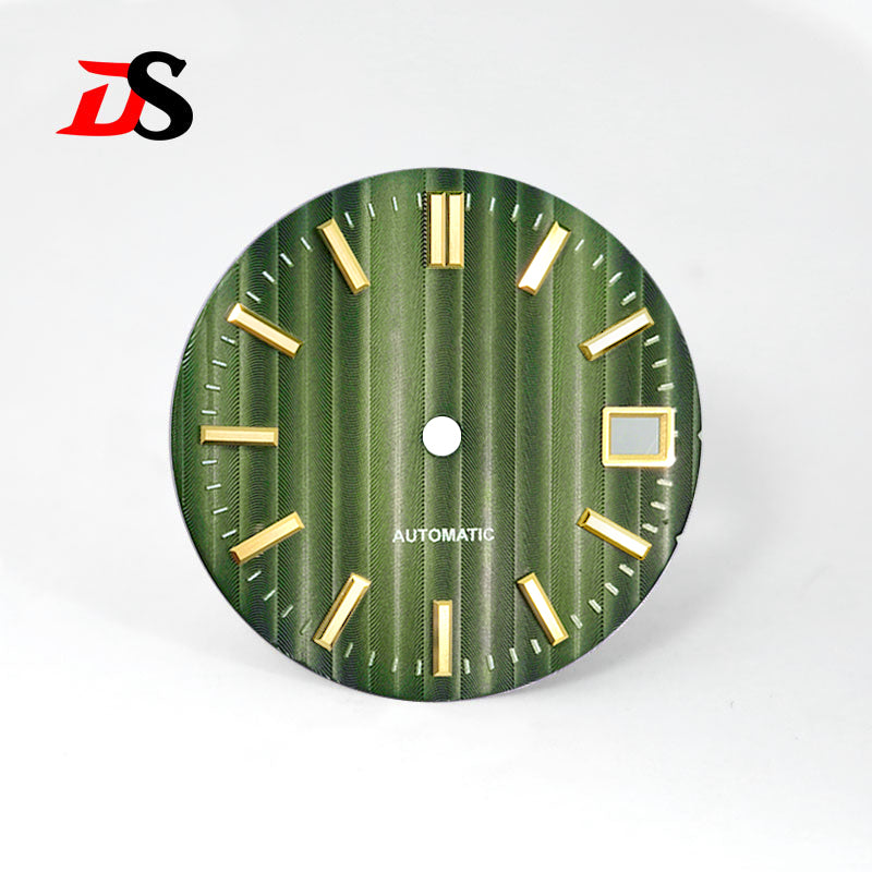 Vertical Pattern GS Bamboo Vertical Grain 28.5MM Dial Nh35 NH34