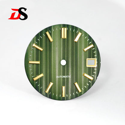 Vertical Pattern GS Bamboo Vertical Grain 28.5MM Dial Nh35 NH34