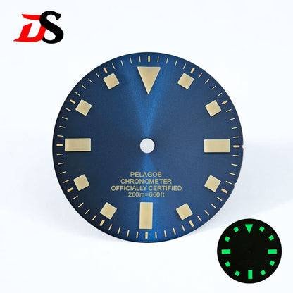 No Date Retro Pelagos Sun Blue/green Luminous Dial GMT50 Layer