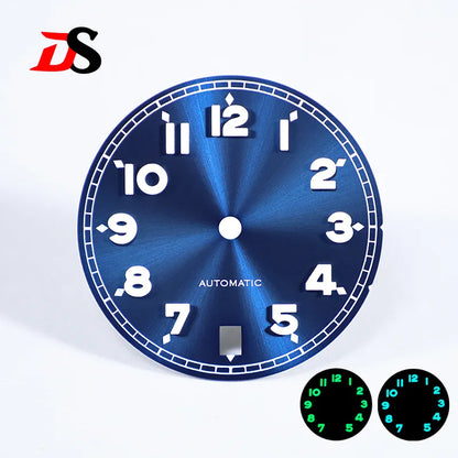 NH35 Dial 28.5mm Forerunner Dial BGW9 C3 Lume Number NH35 Movement