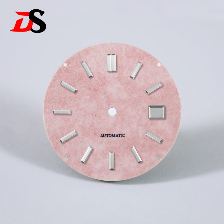 33.5mm Pink Dial No Lume for 40MM GS Case NH35 NH34
