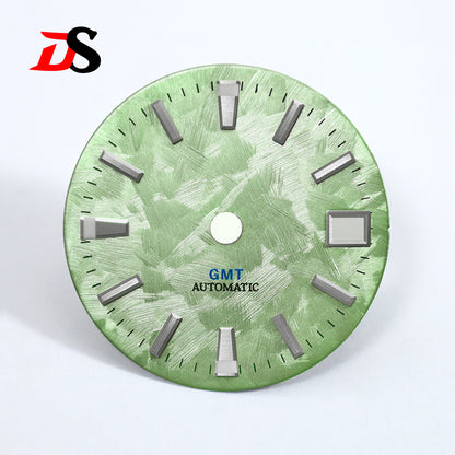 28.5mm Dial Sakura Dial Blue Lume NH34GMT Movement