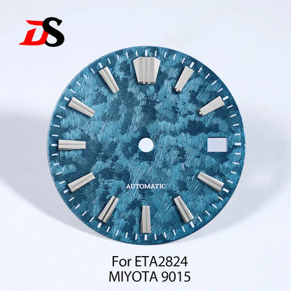 62GS 28.5mm Dial Xinzhou Sakura Dial GS MOD No Lume for ETA2824 SW200 MIYOTA9015 Movement
