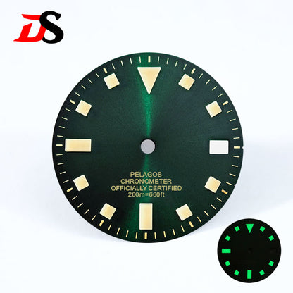 Retro Pelagos Sun Blue/green Luminous Dial Date GMT50 Layer