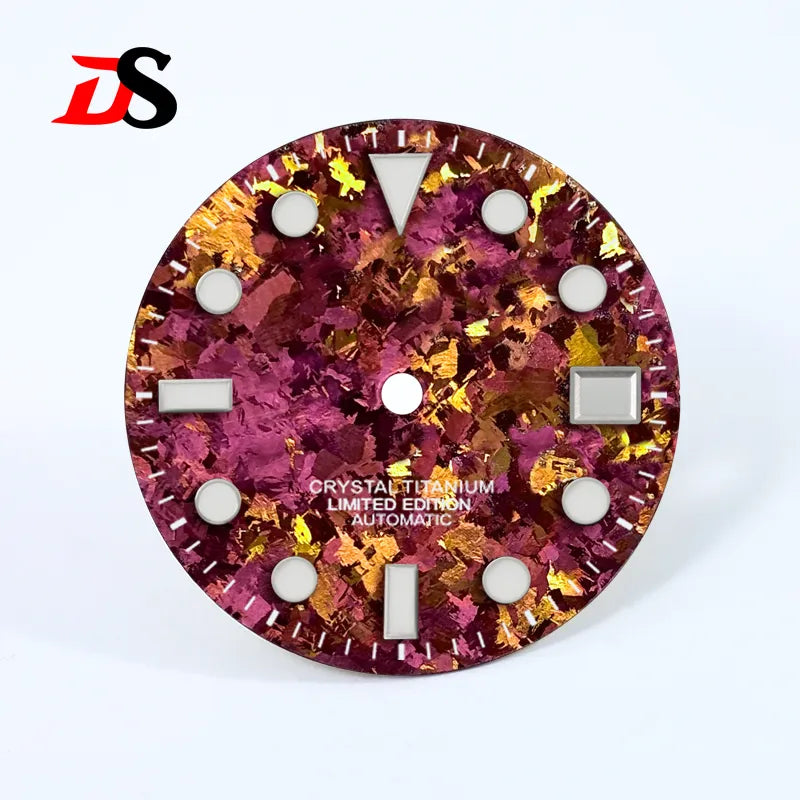 28.5mm Dial Ice Crystal Titanium Dial Chaotic BGW9 C3 Lume NH35 Movement
