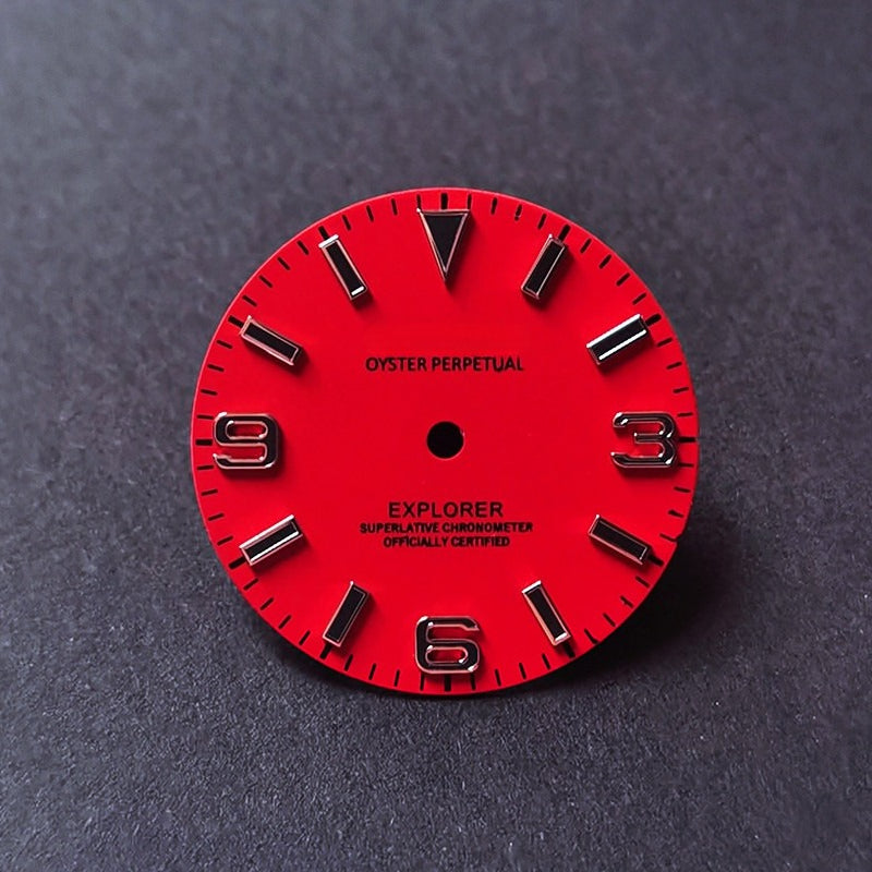 EXPLORER Dial Black Lume