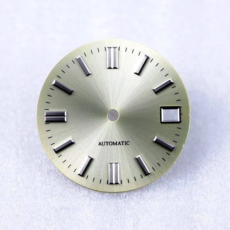 28.5mm Watch Dial Classic Sunburst Dial No Lume NH35 Movement