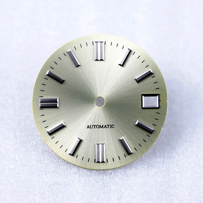 28.5mm Watch Dial Classic Sunburst Dial No Lume NH35 Movement