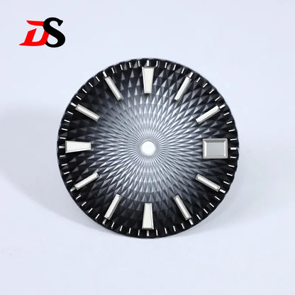 28.5mm Dial Pineapple Face Dial Diamond Pattern BGW9 Lume for NH35NH36 Movement