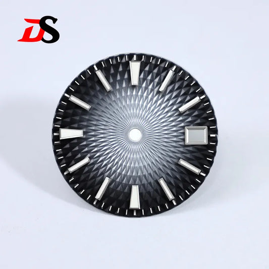 28.5mm Dial Pineapple Face Dial Diamond Pattern BGW9 Lume for NH35NH36 Movement