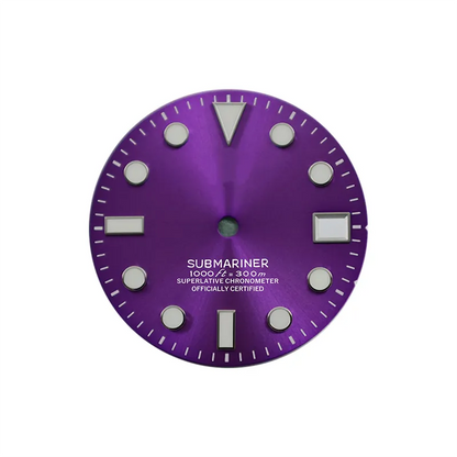 Sunburst SUB Dial Mod Luminous Dial NH35NH36 Movement 28.5mm