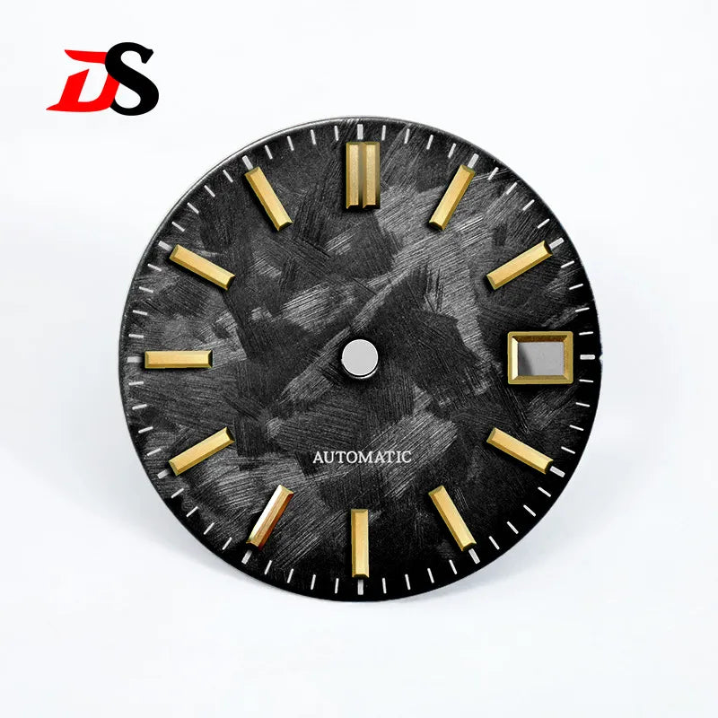 Sakura Dial Pink No Lume NH35 Movement Gold Index Rose Gold 28.5mm