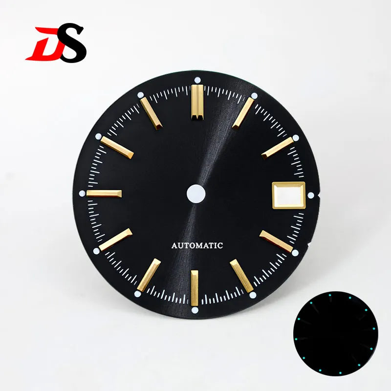 28.5mm Dia Blue Lume Sunburst Dial NH35 Movement