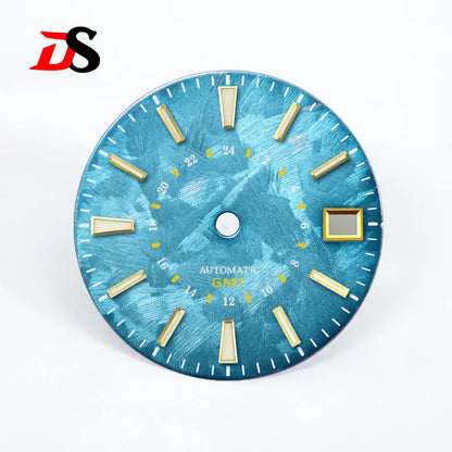 DS Sakura Orange GMT Dial Blue Luminous NH34GMT 28.5mm