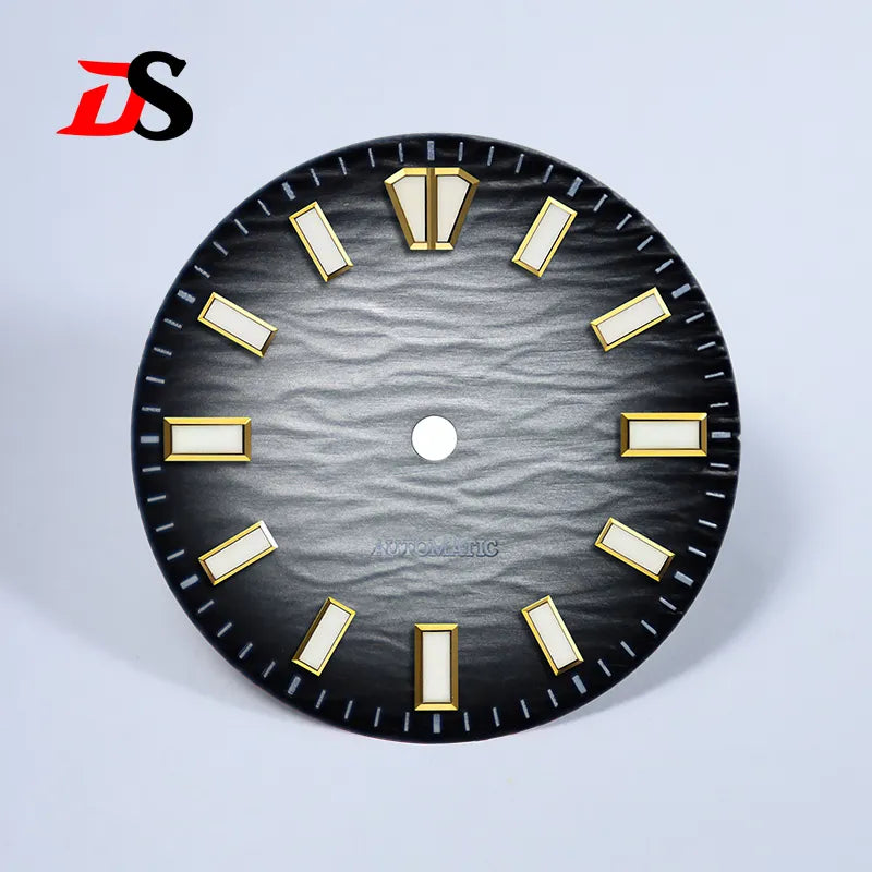 Gradient Wave Dial 28.5mm Blue Lume for NH35/NH38 Movement No Date