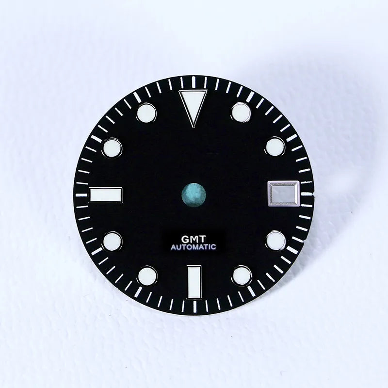 28.5mm Sunburst GMT Dial NH34 Movement