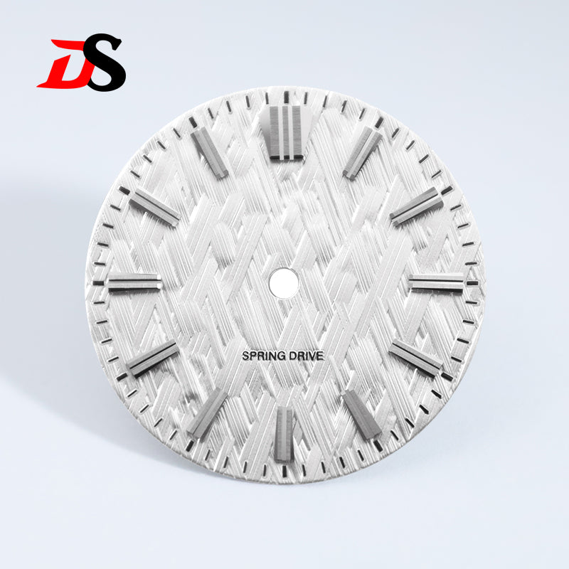 No Date 28.5mm Ice Forests Dial for NH34 NH35 Movement Blue Lume/no Lume