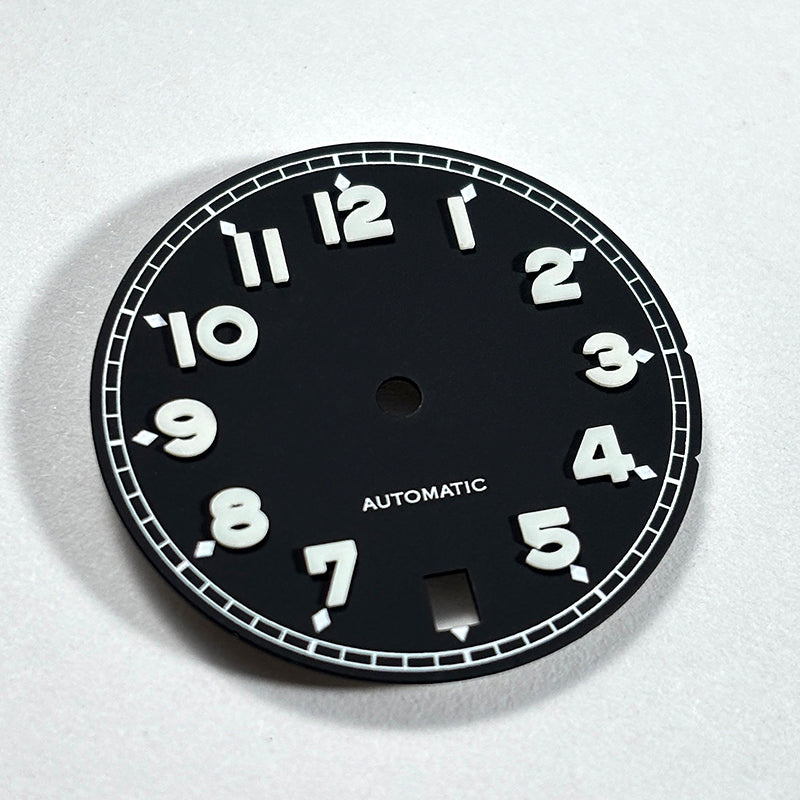 NH35 Dial 28.5mm Forerunner Dial BGW9 C3 Lume Number NH35 Movement