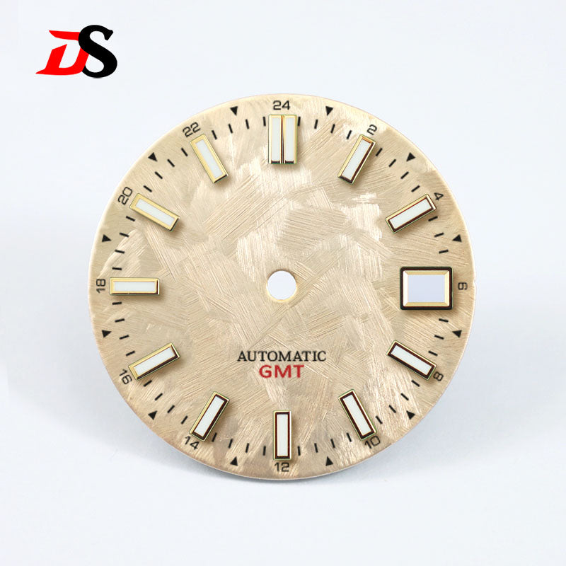 Shunbun Sea of Clouds Dial Blue Lume GMT NH34 Sakura Pink 28.5mm for SKX007 NH35